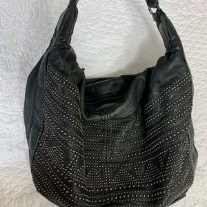 Black Leather Liebeskind Shoulder Bag